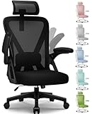 Daccormax Bürostuhl, Bürostuhl ergonomisch Schreibtischstuhl mit Hochklappbare...