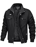 MAGCOMSEN Jacke Herren Übergangsjacke Outdoor Jacken Fleecejacke Fliegerjacke...
