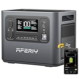 AFERIY 2400W Tragbare Powerstation, 2048Wh LiFePO4 Batterie, 1,7 Stunde...