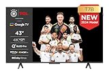 TCL 43T7B 43-Zoll QLED Pro Fernseher, 4K Ultra HD, HDR Pro, Smart TV...