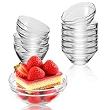 Jomdjmskes 10 Pcs Dessertschalen Glas, Dipschalen, Glasschüssel, Kleine...