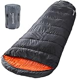 Skandika Schlafsack Vegas XXL Mumienschlafsack mit/ohne Polycotton Innenfutter,...
