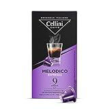 Kaffee Cellini Nespresso-kompatible Kapseln - Melodico 100 Stück |...