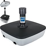 Stimo Premium Sonnenschirmständer für 3,5-5cm mit Rollen Schirmständer...