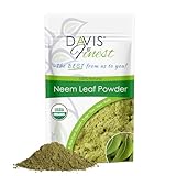 Davis Finest Premium Neem Blatt Pulver 100% Pur und natürliche Dry Schuppige...