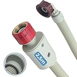 LICHTBLAU Aquastopschlauch Größe 2,5m 2796 MIT METALLGEWINDE Waschmaschine...