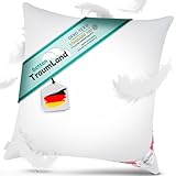 Bach's Betten Welt Daunenkissen 5 Sterne Hotel Kissen 80x80 cm Canada 85% Federn...