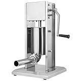 Zelsius Profi Wurstfüllmaschine aus Edelstahl (3 Liter, Silber) + vier...