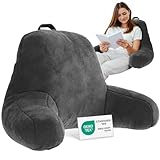 ELONEO Rückenkissen, Lesekissen für Bett und Sofa mit Armlehnen – Ideal als...