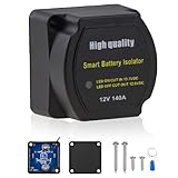Molbory 12V/140A BSR vollautomatisches Batterie Trennrelais, Dualer...