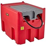 VEVOR Tragbarer Dieseltank 116 Gallonen Mobile Tankanlage, Rot Mobile...
