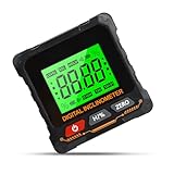 Digitaler LCD Winkelmesser mit Magnetfuß,Multifunktionaler Wasserwaage...