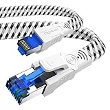 Digoloan Lan Kabel 2 Meter Cat 8 Ethernet 40Gbps Internet Kabel 2000MHz...