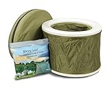 Bivvy Loo Campingtoilette, tragbar, faltbar, max Tragfähigkeit ca. 140 kg, für...