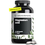 Magnesiumoxid - 365 Kapseln - 667mg, davon 400mg elementares Magnesium pro...