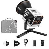 ZHIYUN Molus G60 Combo [Official] Videoleuchte 60W, COB LED Videolicht Tragbar,...