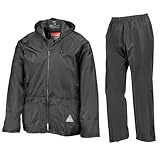 Result Herren Heavyweight Waterproof Jacket & Trouser Set Regenmantel,...