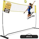 BAGAIL Volleyballnetz, 3.6m Volleyballnetz für den Garten - Verstellbare Höhe,...