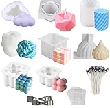 HuaMuDM Kerzenform Bubble Kerzen Kit,8Pcs Silikonform Kerze, Kerzen...