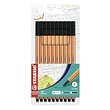 Fineliner - STABILO point 88 - 10er Pack - schwarz