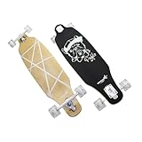 muuwmi Lights Longboard Glow Pablo - LED-Leuchtrollen - ABEC 7 Kugellager - Deck...