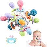 Greifball Baby-Spielzeug,sensorische Beißring-Spielzeuge, Silikon-Beißring,...