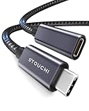 USB C-Verlängerungskabel 1,8m (6ft),Stouchi USB Typ C-Stecker auf Buchse USB...