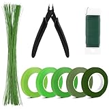 ABOHU Blumen Arrangement Set, einschließlich 5 Rollen Floristen band, 35M...