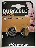 2 X Duracell CR 2032 Lithium Batterie, CR2032, 3 Volt