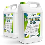 10L Essigsäure 80% Premium Qualität | 2x5L Essigessenz 80 prozent...