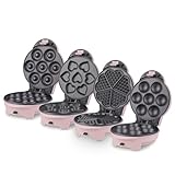 Wëasy KID400 4-in-1-Kuchenmaschine, Donut-Maschine für Muffins, Waffeln und...