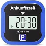 Warmfay® Elektronische Parkscheibe mit Zulassung vom KBA, Automatische Digitale...