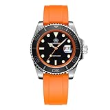 ADDIESDIVE Analoge Quarzuhr für Herren Taucheruhr BGW9 Leuchtend 200 m...