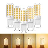 EvaStary 3W G9 LED Glühbirne, Dimmbare LED Glühbirne, 3W äquivalent 40W...