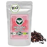 Azafran BIO Hibiskusblüten, Hibiskus ganz getrocknet, ideal als Hibiscus Tee...