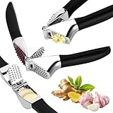 Knoblauchpresse Aus Edelstahl Und Zinklegierung, Komfortablem Und Rutschfestem...