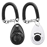 Diyife Hunde Clicker, Trainings-Clicker mit Handschlaufe, Klicker mit Großem...