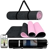 LA MENTE ES MARAVILLOSA - Gymnastikmatte, Rutschfest Yogamatte inkl. Tragegurt +...