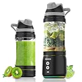 DENOKIN Tragbarer Mixer, 700ml Smoothie Maker to Go, Mini-Standmixer mit...
