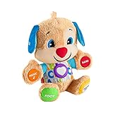 Fisher-Price FPM43 Laugh and Learn Puppy, Blau oder Pink