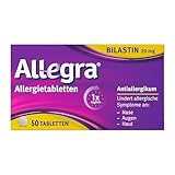 Allegra Allergietabletten 50 Stk | Antihistaminikum | Wirkstoff Bilastin |...
