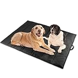 FHTONGE Hundedecke für Unterwegs, 120×70 cm Wasserdicht Hundematte Waschbar...