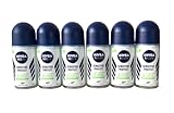 NIVEA MEN Sensitive Protect Deo Roll On im 6er Pack (6 x 50 ml), Antitranspirant...