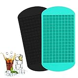 MXTIMWAN 2 Stück Eiswürfelform Silikon, Mini Eiswürfel, Eiswürfelschalen BPA...