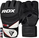 RDX Profi MMA Handschuhe Grappling Sparring Training, Maya Hide Leder, Kickboxen...