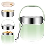 Feirdhoo 1.2L Thermobehälter für Essen,Warmhaltebehälter Essen Edelstahl mit...