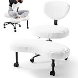 HOMRELEXA Bürostuhl mit Kreuzbeinen, 360° drehbar, ergonomischer Kniestuhl,...