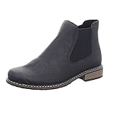 Rieker Z4994-00, Damen Chelsea Boots, Schwarz (schwarz/schwarz 00), 39 EU (6 UK)