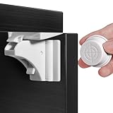 Mexgcom Magnetisches Schrankschloss, Kindersicherung Schrank 12 Schlösser + 3...