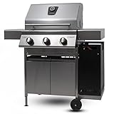 Schickling Gasgrill PremioGas III – Premium BBQ Edelstahlgrill - 100% aus...